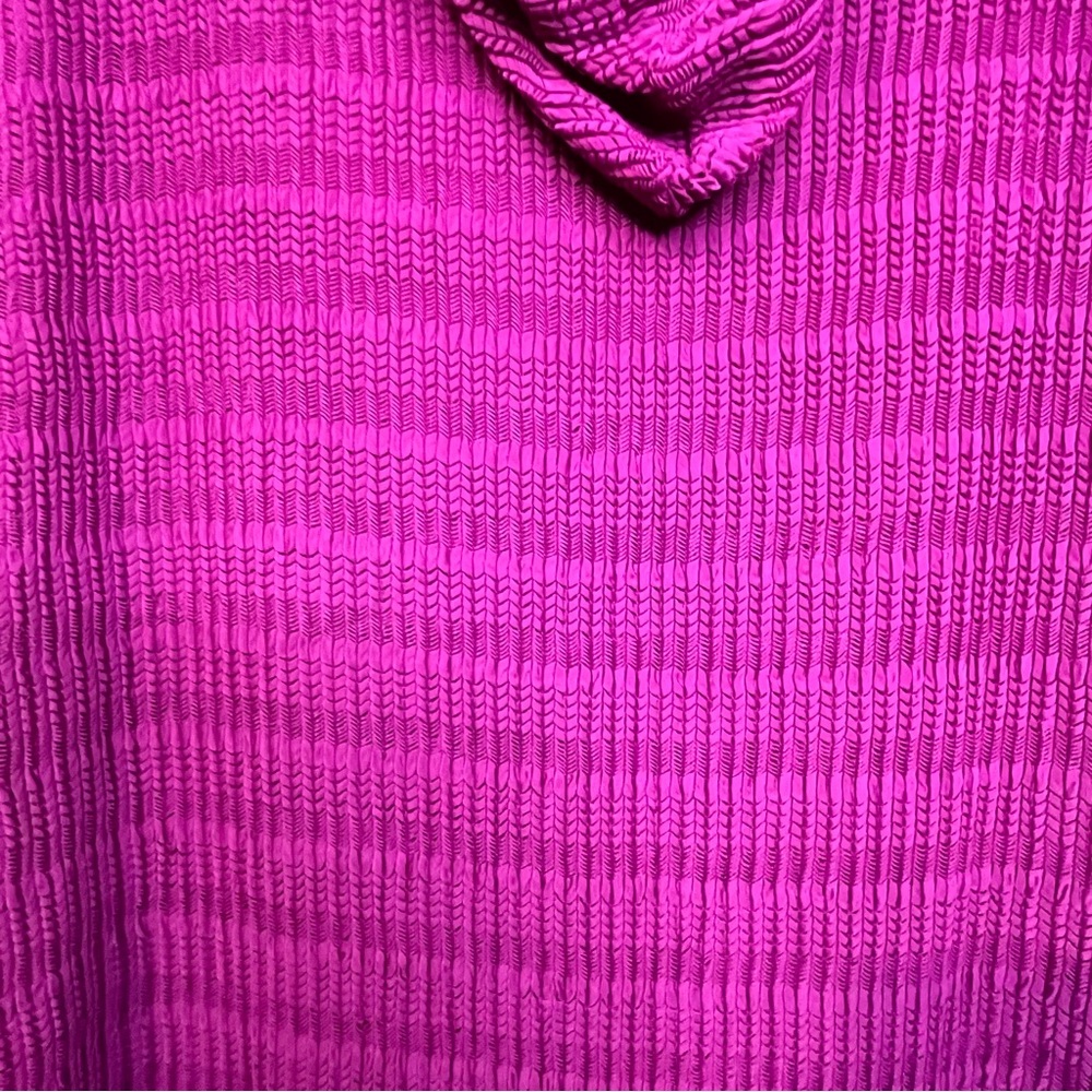 Jordan Taylor Magenta Pink Hooded Swimsuit Cover-up L made in USA - Picture 10 of 10